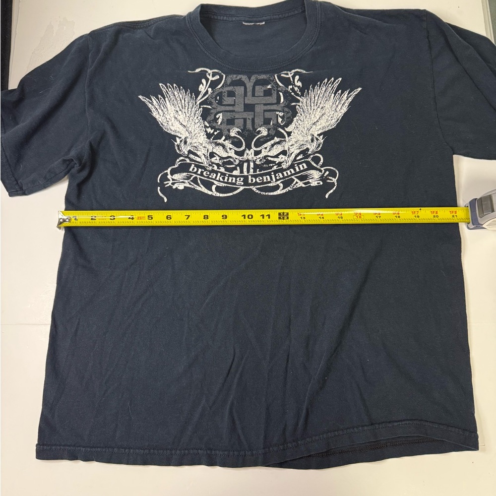 Breaking Benjamin Black Graphic Tour T-Shirt